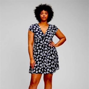 Gap LENZING™ ECOVERO™ Cap Sleeve Mini Dress